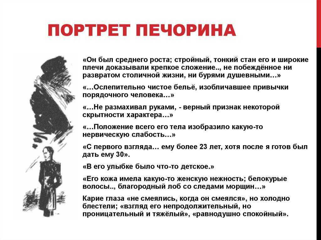 Характеристика печорина с цитатами из текста