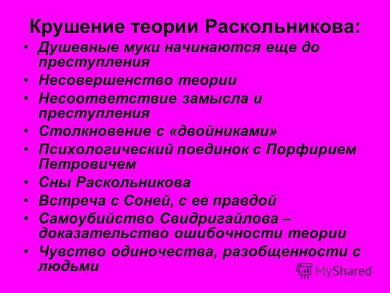 Родион раскольников и его теория "сильной личности"
        | 
        сочинение и анализ произведений, биографии, образ героев