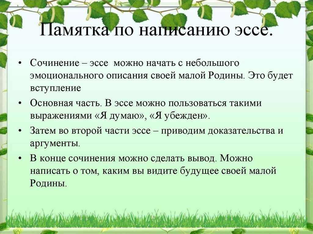 Сочинение на тему с чего начинается родина 7 класс по русскому языку