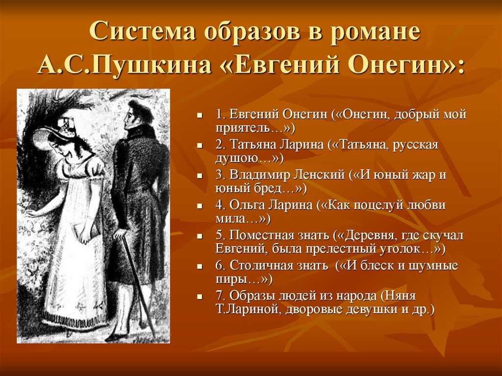 Автор в романе “евгений онегин”