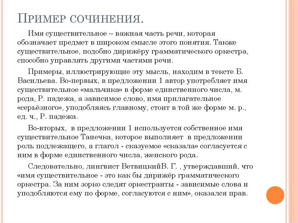 Как написать сочинение-рассуждение на тему «имя существительное-хлеб языка»: 5 полезных советов