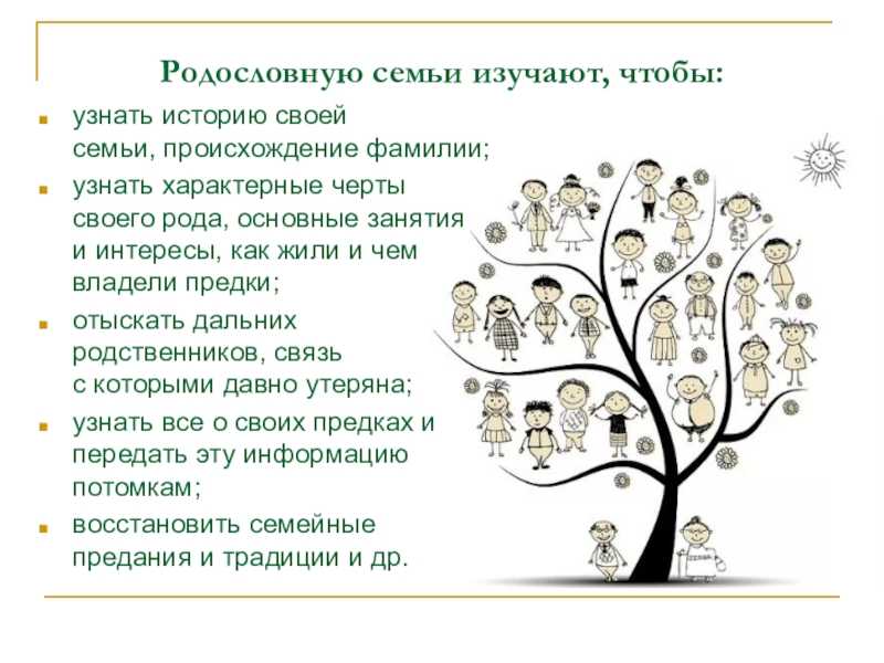 Сочинение моя родословная