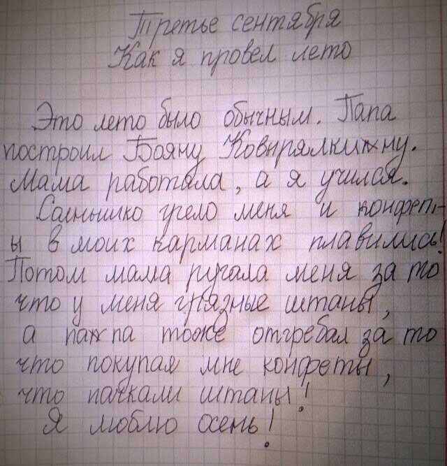 Сочинение на тему лето в деревне у бабушки. как я провел лето у бабушки (школьные сочинения) сочинение «как я провела летние каникулы»