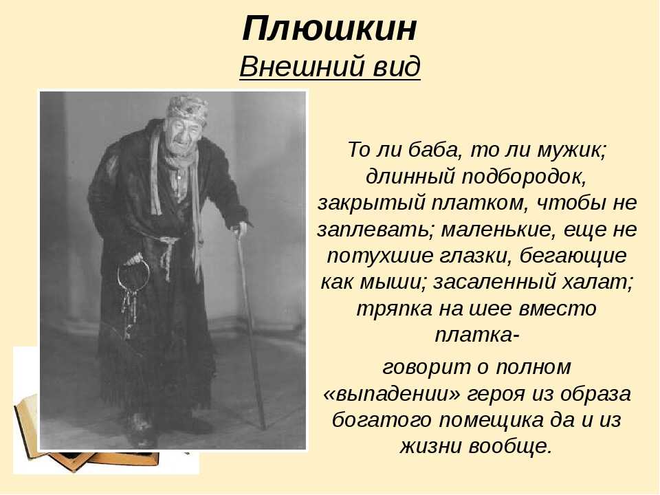Образ и характеристика плюшкина в поэме мертвые души
