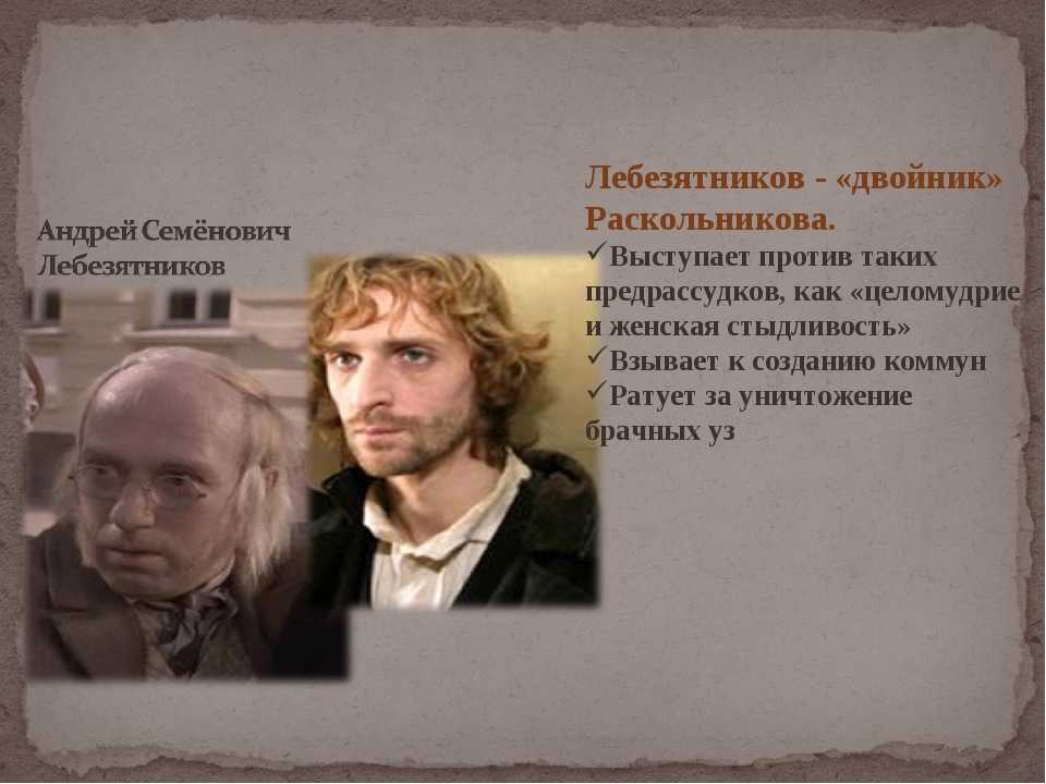 Сочинение лебезятников в романе преступление и наказание (образ и характеристика) - спк им. п. к. менькова