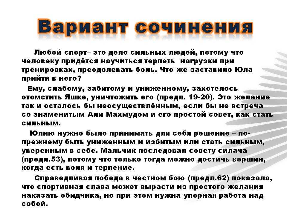 Сочинение на тему: мой любимый вид спорта