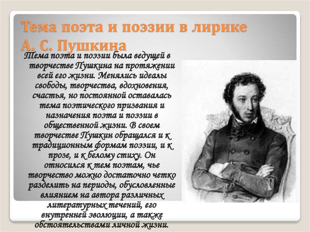 Тема поэта и поэзии. с4, с5